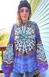 2XL Tie Dye Unisex Long Sleeve Shirt