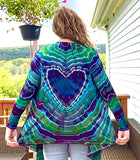Tie dye cardigan 