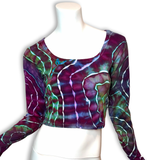 L Tie Dye Crop Top