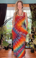 Tie dye dress, maxi dress