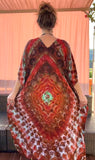 Tie Dye Cinched Caftan