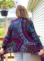 Tie dye cardigan 