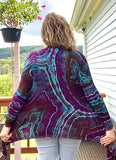 Tie dye cardigan 