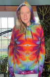 S/M Tie Dye Pullover Hoodie