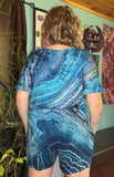 3X Tie Dye Romper