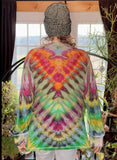 XL Tie Dye Henley Shirt