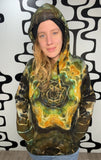 S/M Tie Dye Pullover Hoodie