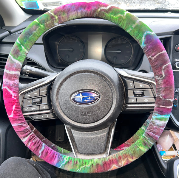 Tie Dye Steering Wheel Cover