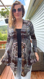Tie dye cardigan 