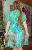 3XL Tie Dye Wrap Dress