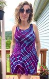 Large Tie Dye Pocket Mini Dress