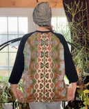 XL Unisex Tie Dye Baseball Tee