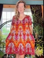 Tie dye dress, babydoll 