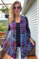 Tie dye cardigan 