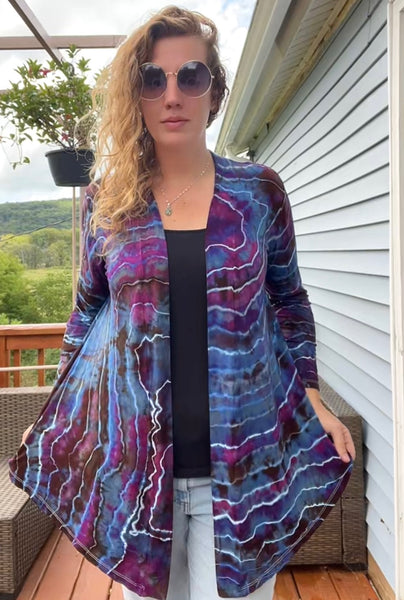 Tie dye cardigan 