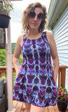 Small Tie Dye Pocket Mini Dress