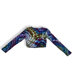 M Tie Dye Crop Top