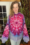 2XL Tie Dye Hooded Long Sleeve