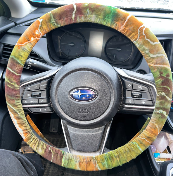 Tie Dye Steering Wheel Cover