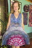 3X Tie Dye Pocket Mini Dress