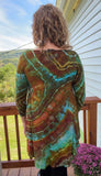 L Tie Dye High Low Tunic