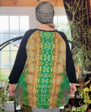 3XL Unisex Tie Dye Baseball Tee