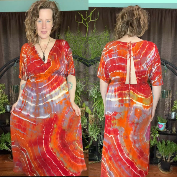 XL Tie Dye Maxi Dress