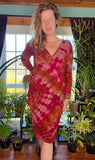 M/L Tie Dye Ribbed Midi Dress