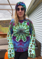 M Tie Dye Unisex Long Sleeve Shirt