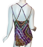 XL Tie Dye Strappy Tank Top