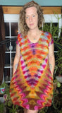 S Tie Dye Short Sleeve Dress