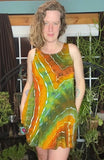 Small Tie Dye Pocket Mini Dress