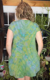 M Tie Dye Short Sleeve Dress
