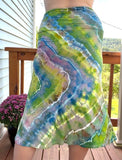 XL Tie Dye Midi Skirt