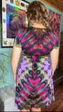 M Tie Dye Wrap Dress