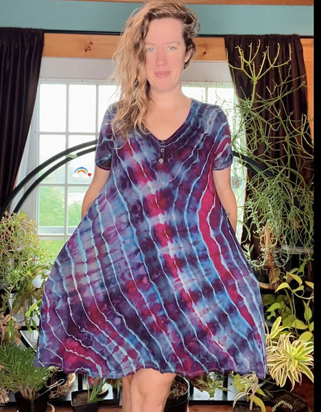Tie dye dress, babydoll 