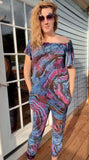 Tie dye jumpsuit
