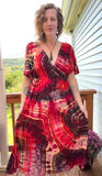 L/XL Tie Dye Maxi Dress