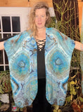 OS Tie Dye Kimono Duster