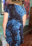 S Tie Dye Wrap Dress