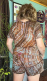 3X Tie Dye Romper