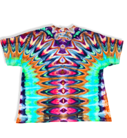 Tie dye tshirt, unisex, ice dye, incline dye