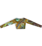 M Tie Dye Long Sleeve Crop Top