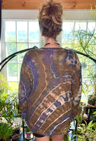 XL Tie Dye Thermal Henley Shirt
