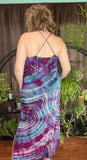 M Tie Dye Maxi Flounce Dress