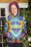 S Tie Dye Pullover Hoodie
