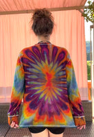 XL Tie Dye Henley Shirt