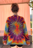 XL Tie Dye Henley Shirt