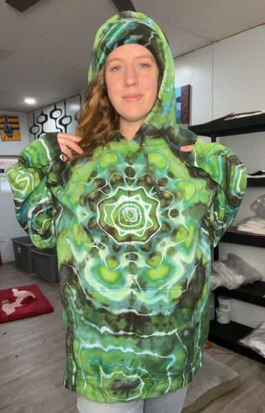 2X/3X Tie Dye Pullover Hoodie
