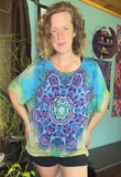 2X Tie Dye Overzied Top